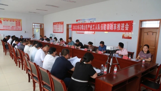  Ningxia Shizuishan held a meeting to promote the reform of the construction of industrial workers