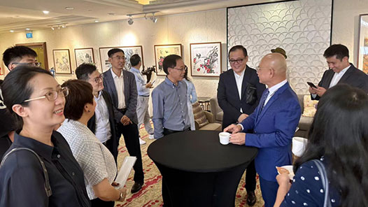 “一带一路”新加坡国际文化节暨中国当代书画名家作品展在新举行