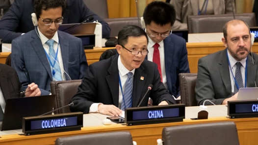 中国代表强调应坚持平等互信、共同发展、文明互鉴